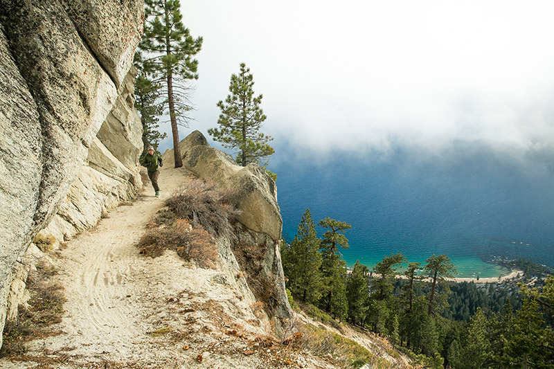 flume trail hike lake tahoe